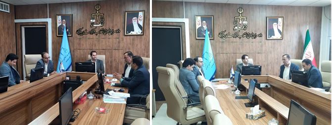 برگزاری نشست مشترک معاون حفاظت شرکت آب منطقه‌ای مرکزی با معاونین دادستان مرکز استان