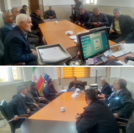 بررسی مطالبات کشاورزان زرندیه در نشست با اداره منابع آب