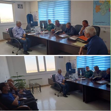 برگزاری جلسه بررسی مشکلات کشاورزان قنات حاج مشیری در شازند